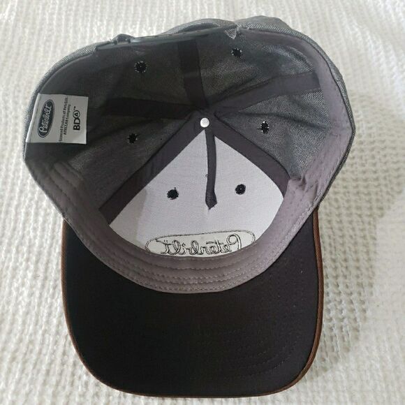 NWOT Peterbilt Trucker Hat Embroidered Snapback Adjustable Gray Brown - Picture 5 of 8